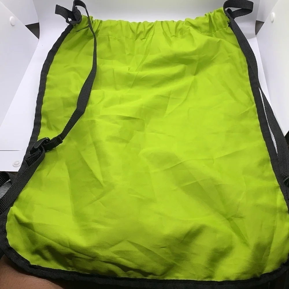 Lime Green Nike Draw String Bag